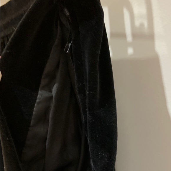 YSL✨Vintage✨soft velvet, black skirt - Picture 6 of 6